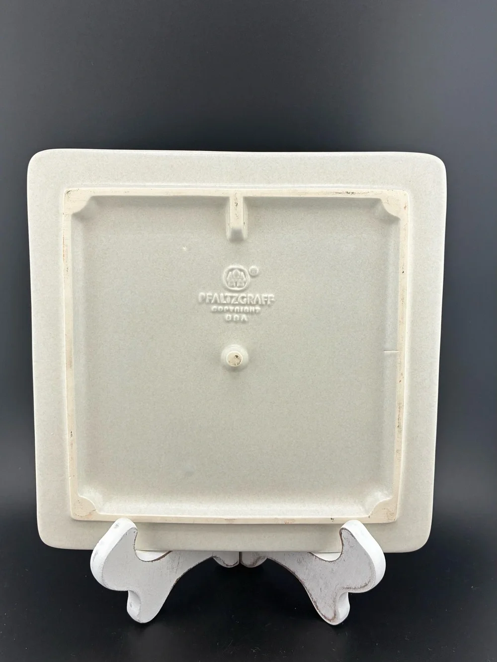 Pfaltzgraff Blue Floral Square Hot Plate